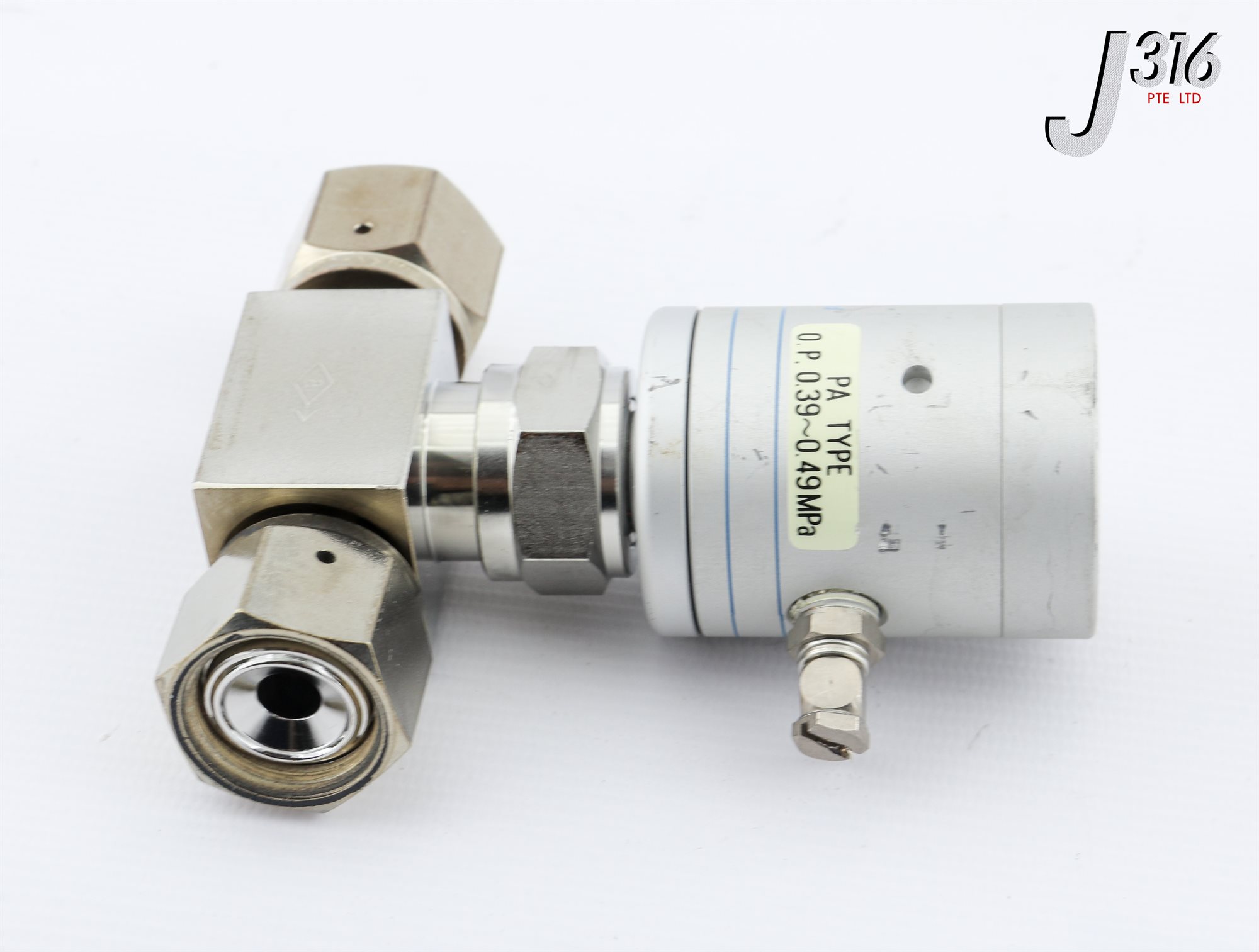 25971 FUJIKIN 1/2'' VCR DIAPHRAGM VALVE TYPE N.O. O.P 0.34~0.49MPA